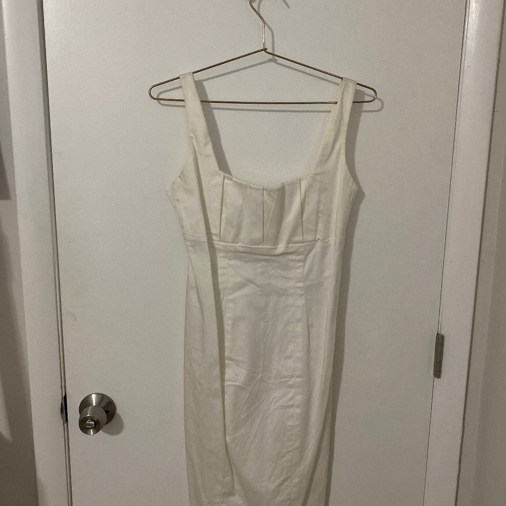 White Calvin Klein dress